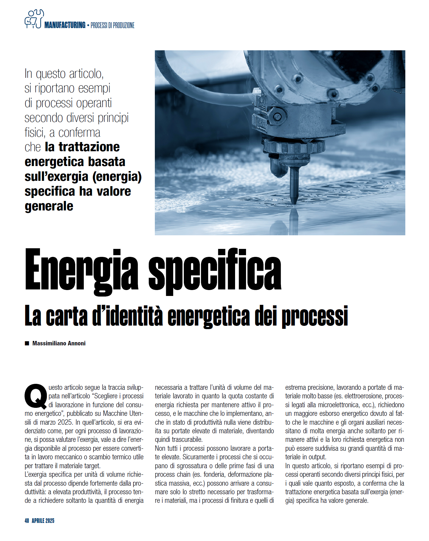MU - Energia specifica (pag.40) cover