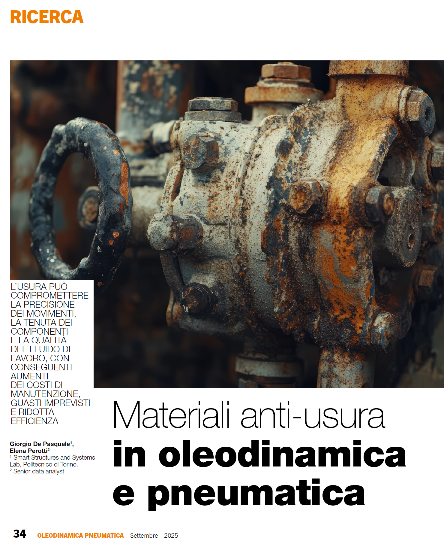 OP - Materiali anti-usura in oleodinamica e pneumatica (pag.34) - cover