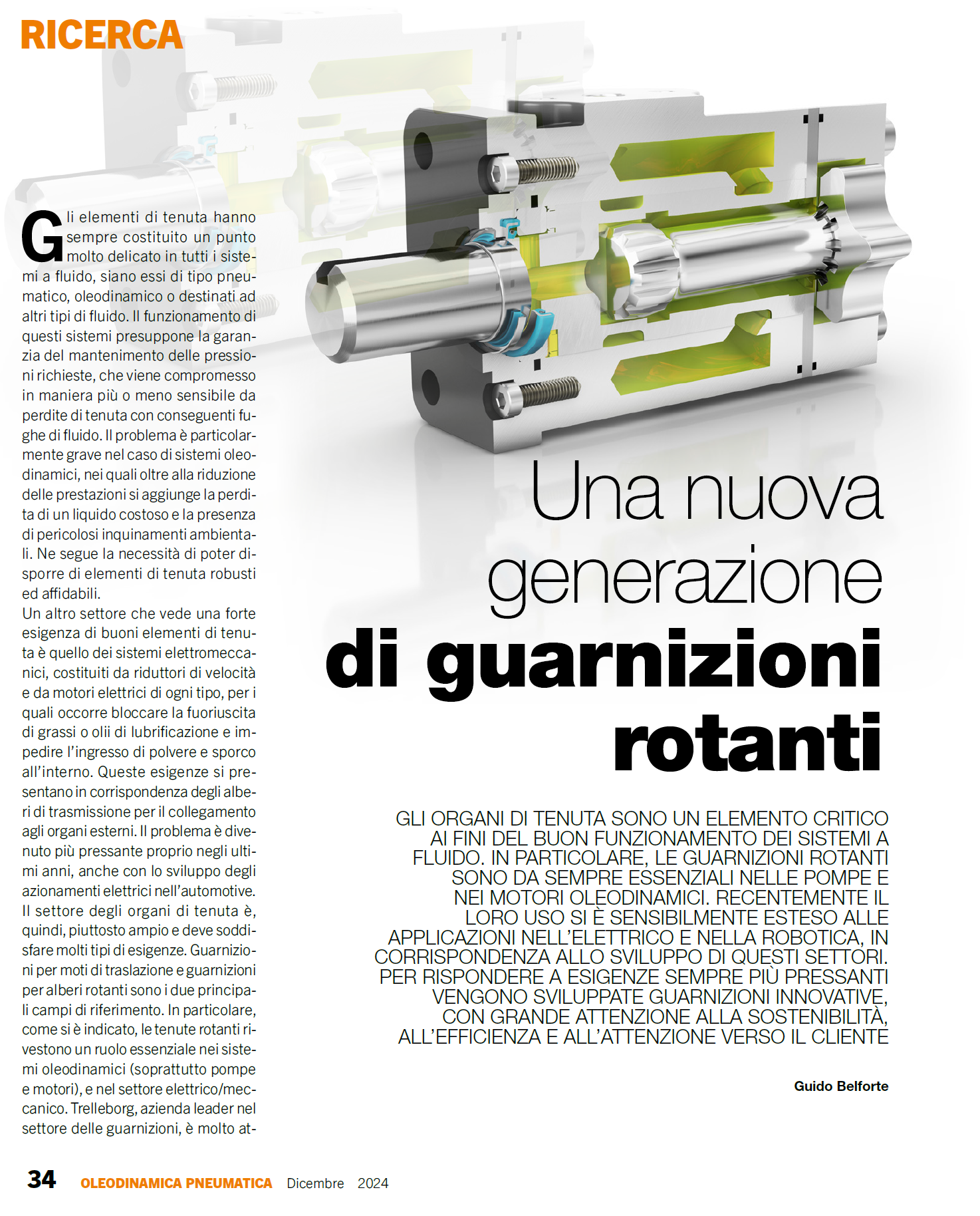 OP - Una nuova generazione di guarnizioni rotanti (pag.34) - cover