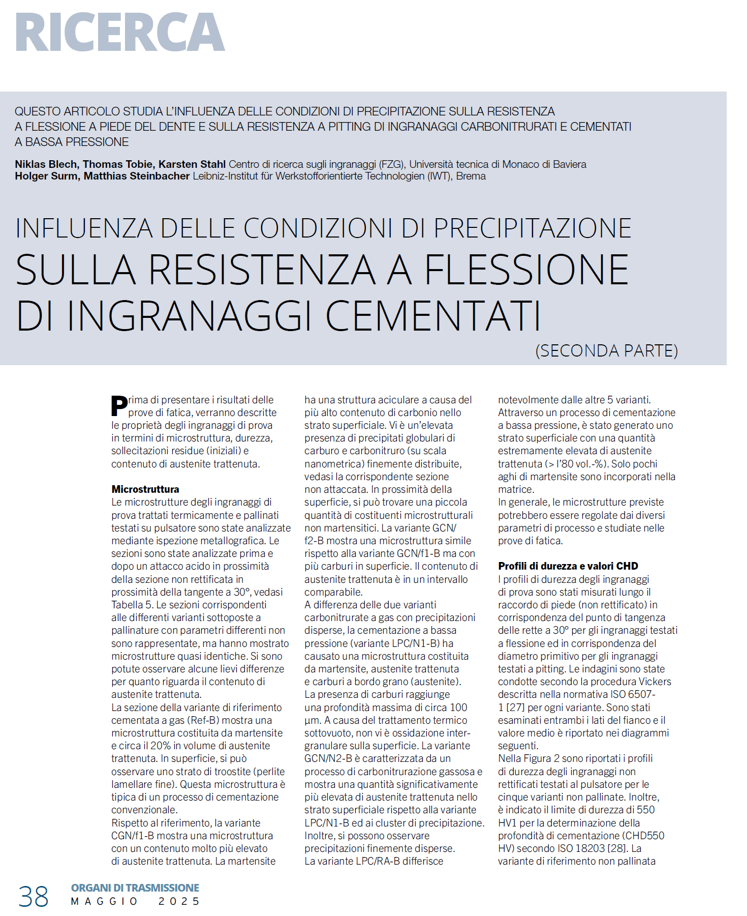 OT - Influenza delle condizioni di precipitazione sulla resistenza a flessione (pag.38).pdf (cover)