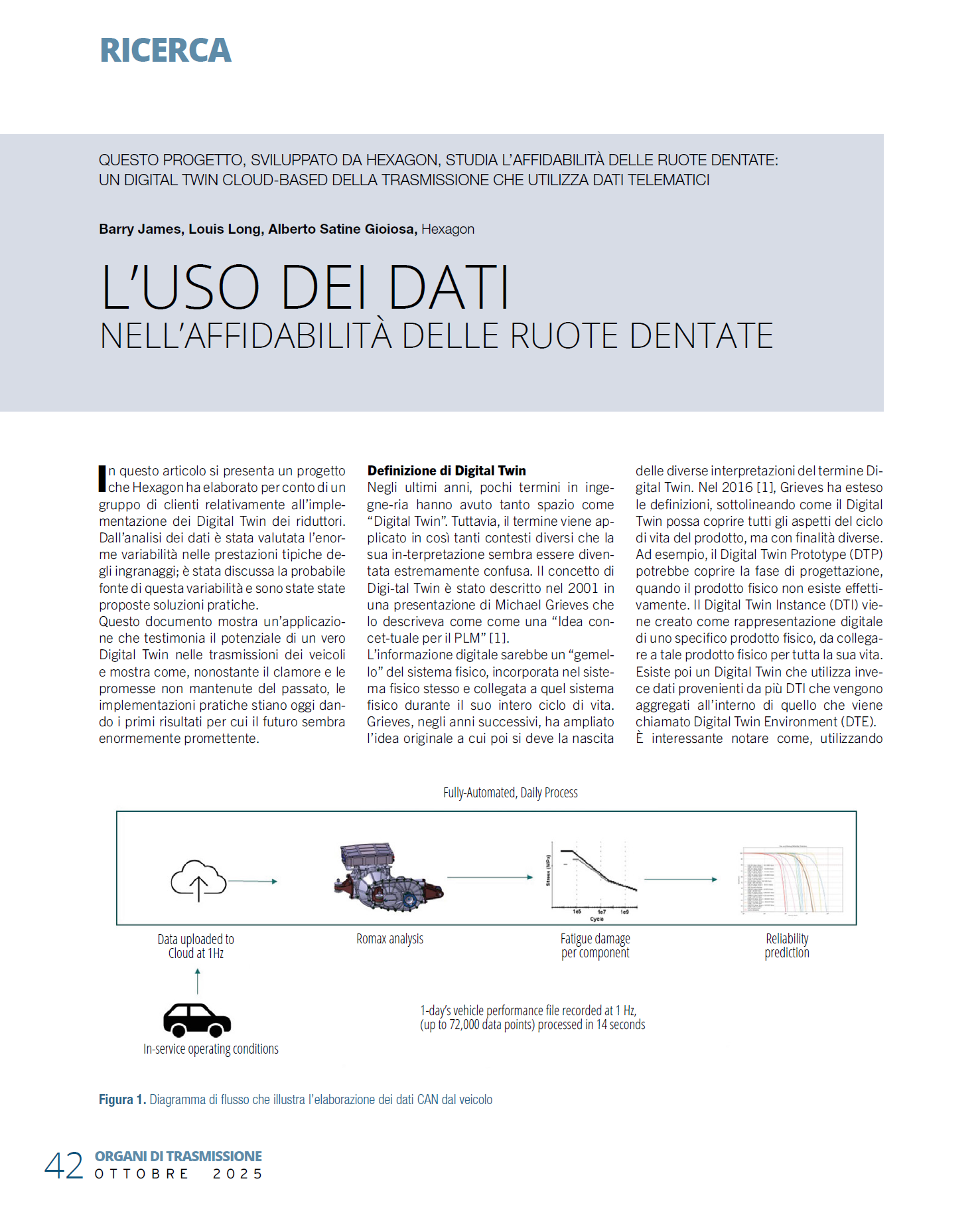 OT - Luso dei dati nellaffidabilità delle ruote dentate (pag.42) - cover