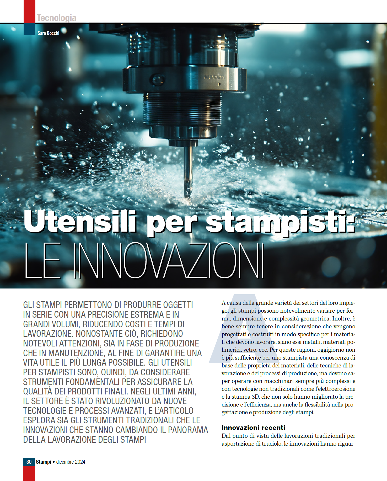 ST - Utensili per stampisti, le innovazioni (pag.30) - cover