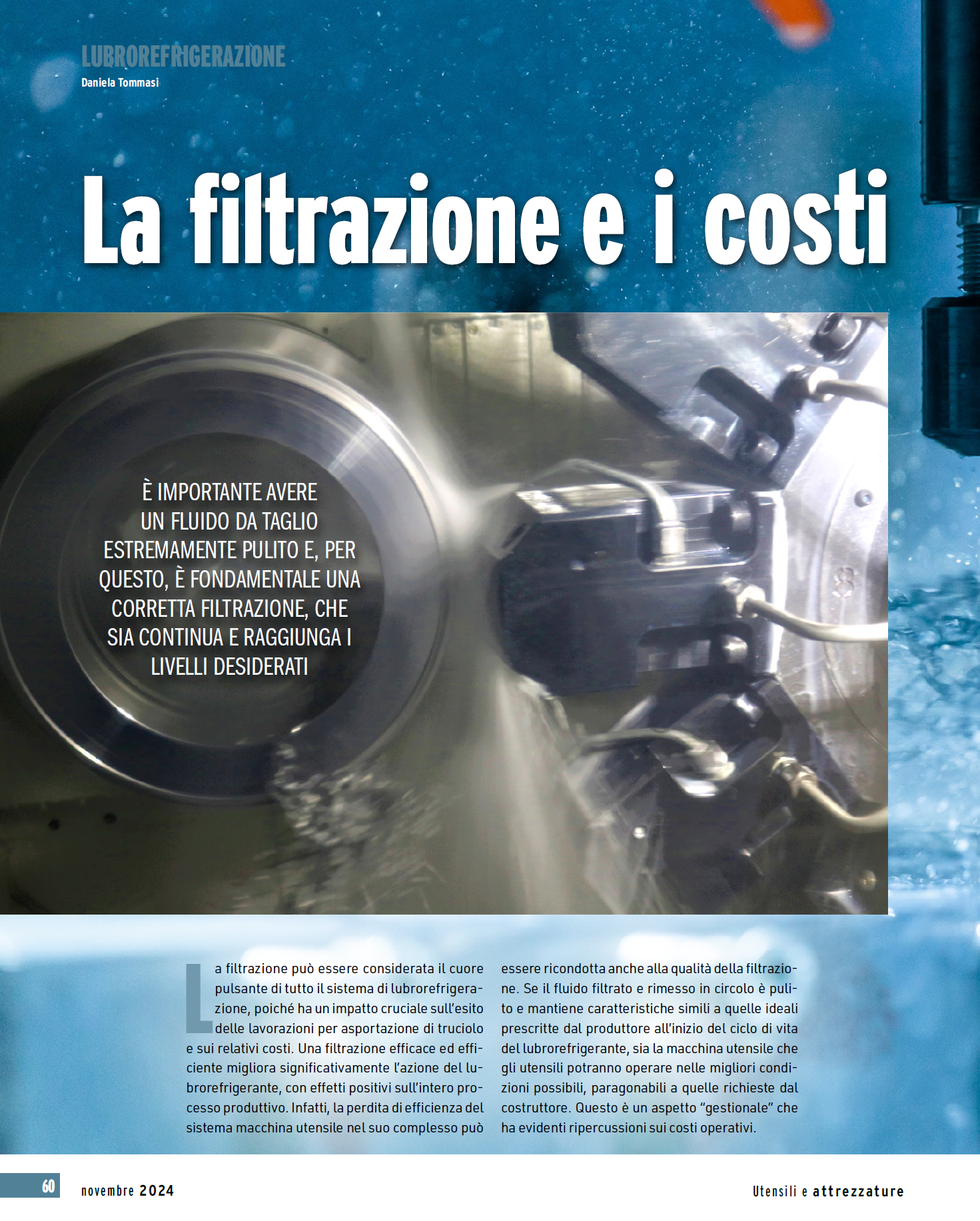 UT - filtrazione costi - cover